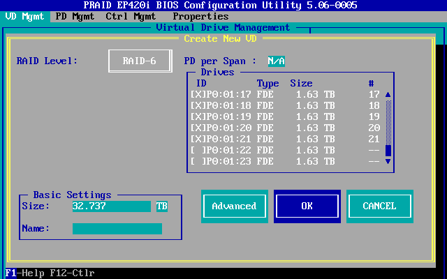 File:Fujitsu RX2540 M1 MegaRAID-Configuration-Utility-Prompt Array-Menu OK-Button.png