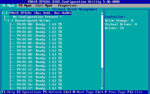 File:PRAID EP420i BIOS 01 Controller highlighted.png